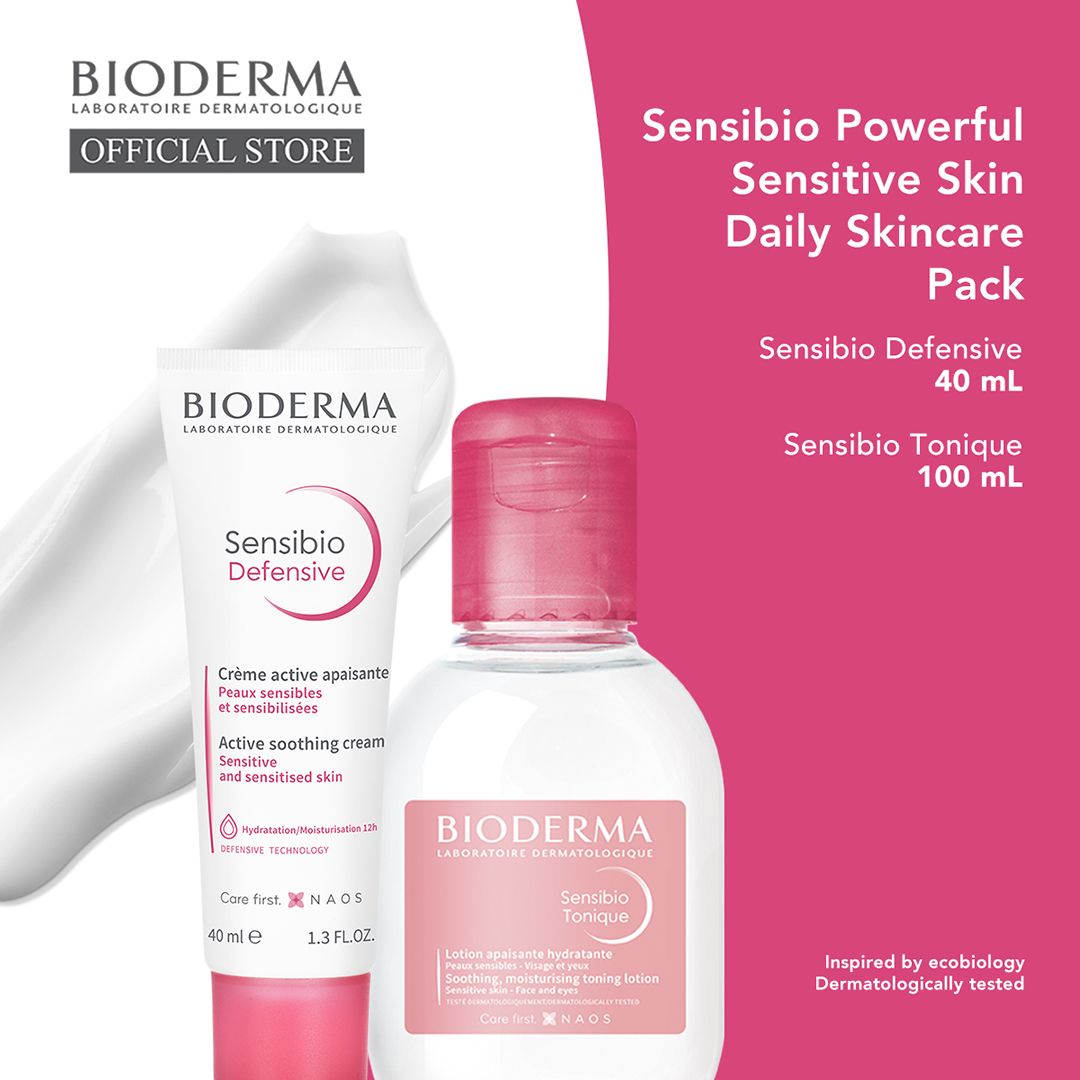 Bioderma Sensibio Powerful Sensitive Skin Daily Skincare Pack - 1
