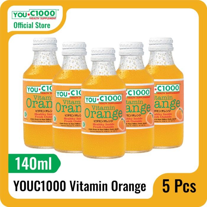 YOUC1000 Vitamin Orange 5x140 ml - 1
