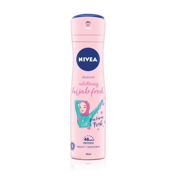 NIVEA Personal Care Deo Whitening Hijab Fresh Spray 150ml - Twin Pack - 2