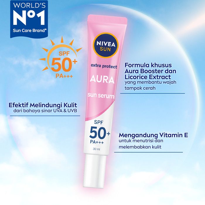 NIVEA Sun Face Serum Instant Aura 30ml - 4