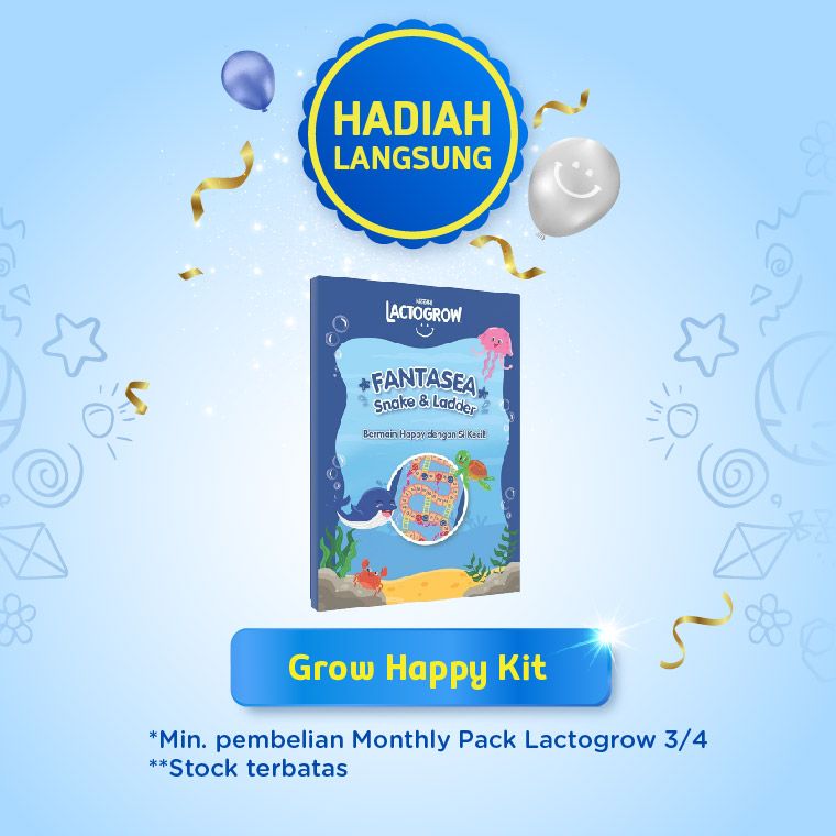 Nestle LACTOGROW 4 Happynutri Madu Susu Box 1Kg x 4pcs + Hadiah - 2