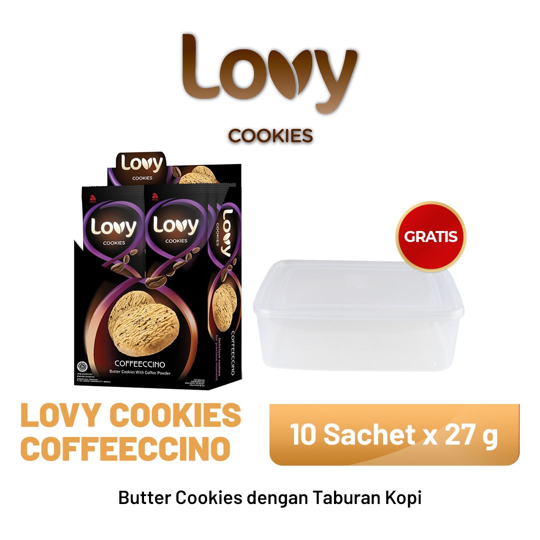 Buy 1 Lovy Cookies Coffeeccino Dus Get 1 Free Sealware - 1