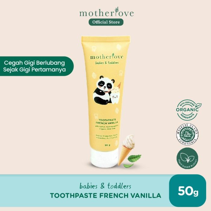 Motherlove Babies & Toddlers Toothpaste (French Vanilla) 50g - 1
