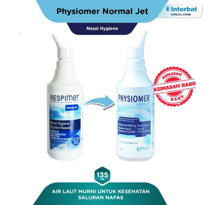Physiomer Normal Jet Nasal Spray Hygiene 135ml - Cuci Hidung - 1