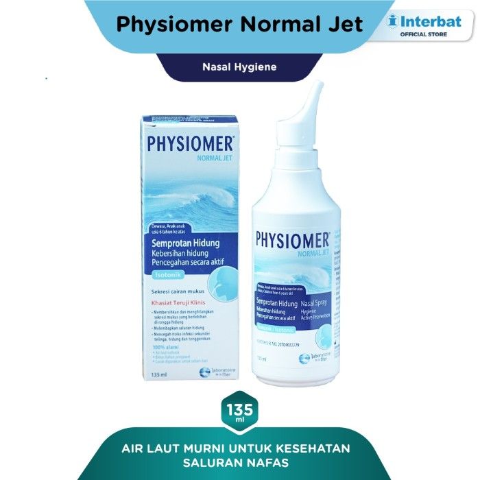 Physiomer Normal Jet Nasal Spray Hygiene 135ml - Cuci Hidung - 2
