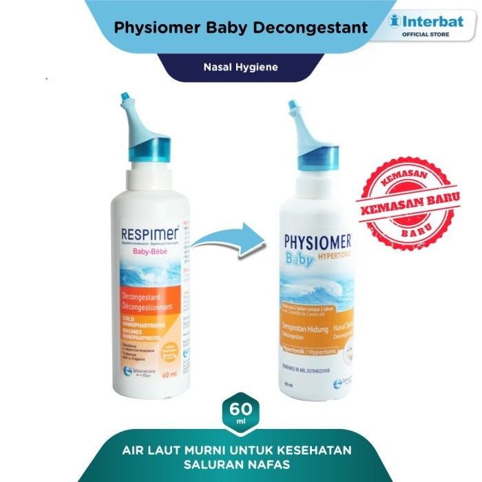 Physiomer Baby Decongestant 60ml - Pembersih Hidung Bayi - 1