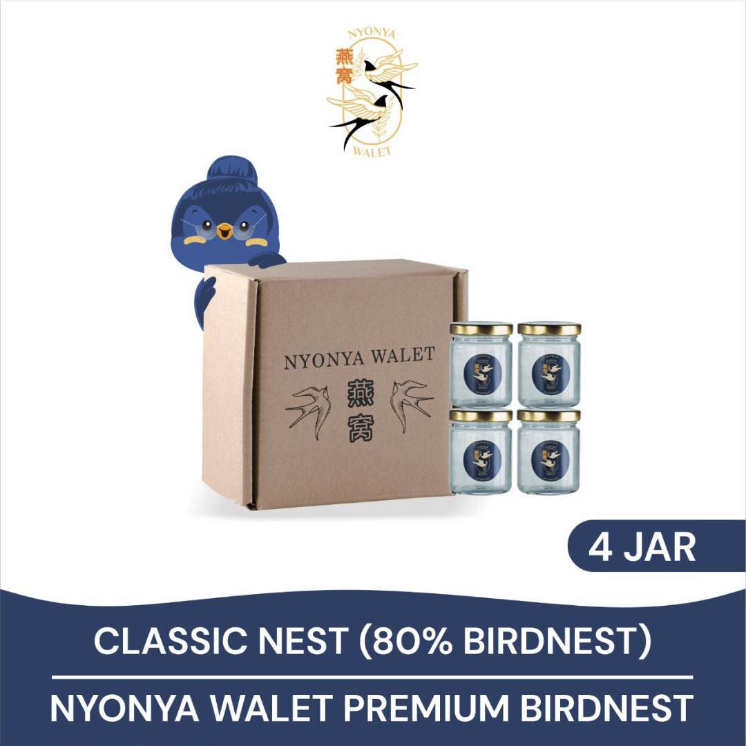NYONYA WALET PREMIUM BIRDNEST - Classic Nest - Box 4 Sugar - 1