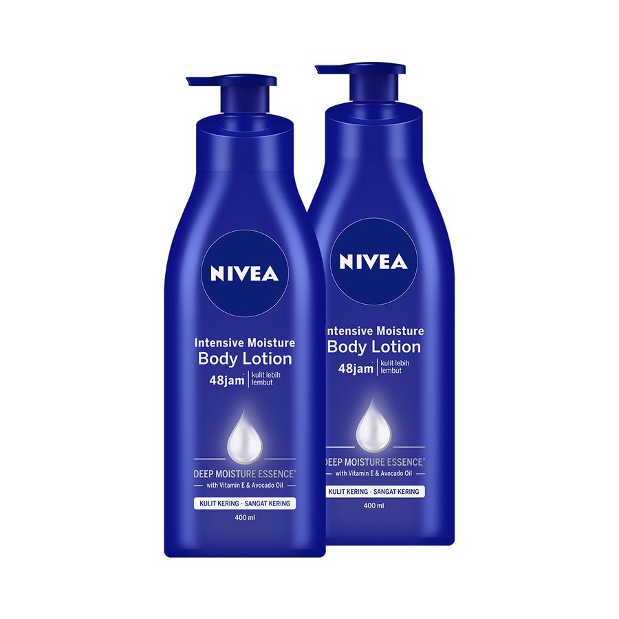 NIVEA Body Intensive Lotion 400ml Twin Pack - FREE Gift - 2