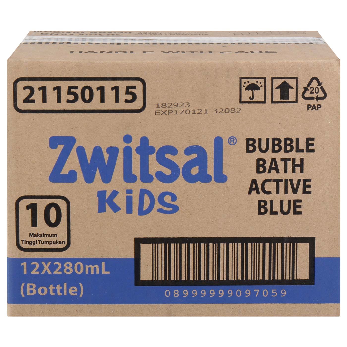 Zwitsal Kids Bath Action Pump 280ml NEW - 4