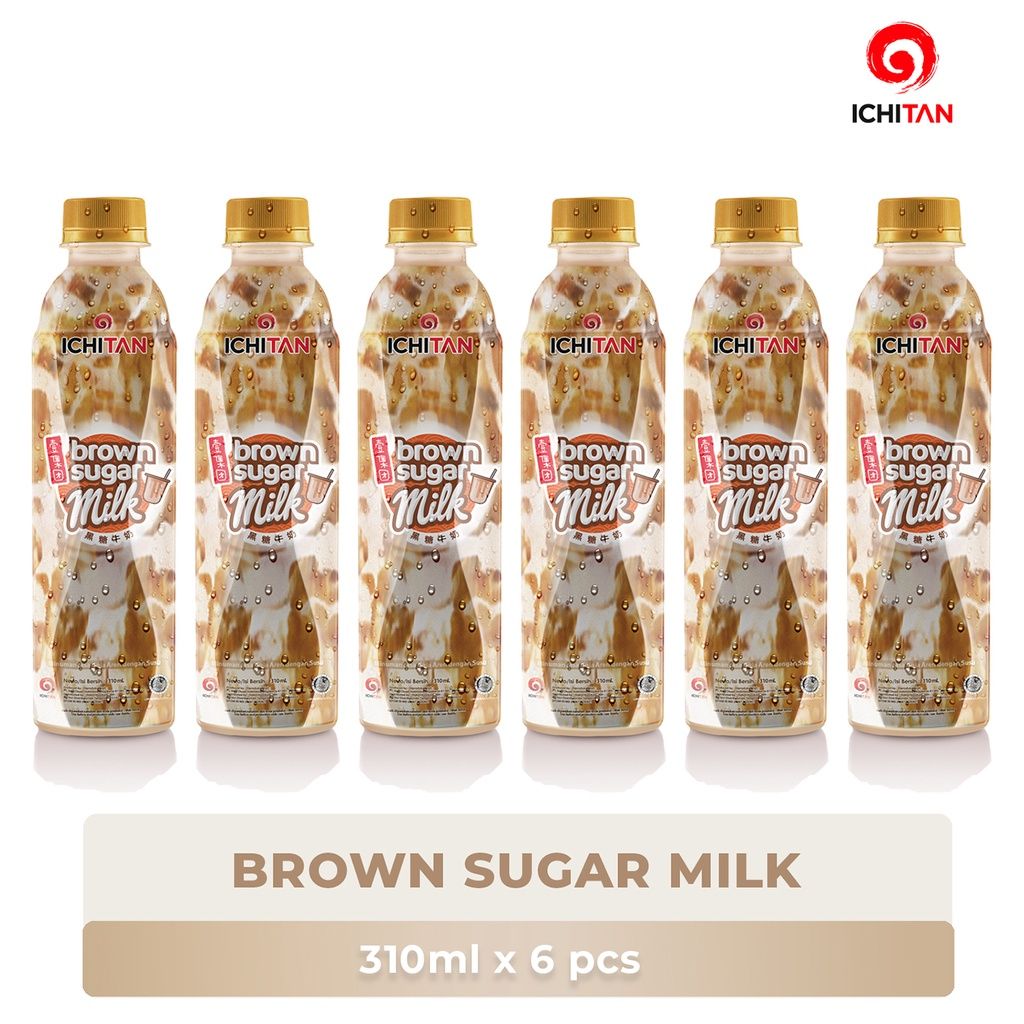 Ichitan Brown Sugar Milk 310ml | Bundling 6 - 1