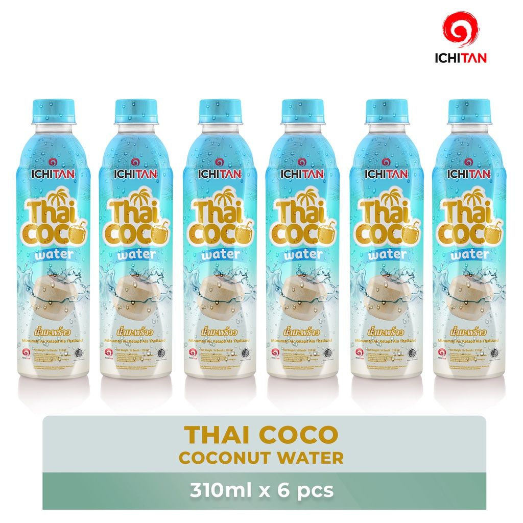 Ichitan Thai Coconut Water 310ml | Bundling 6 - 1
