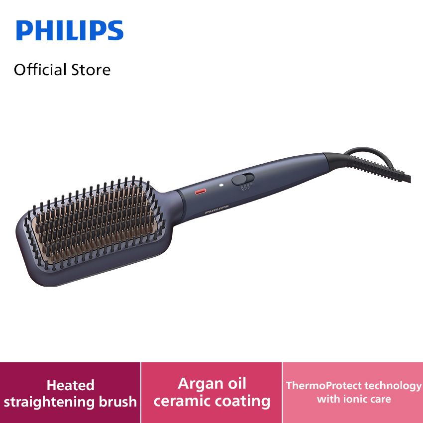 Philips Heated Straightening Brush BHH885/00 - 1