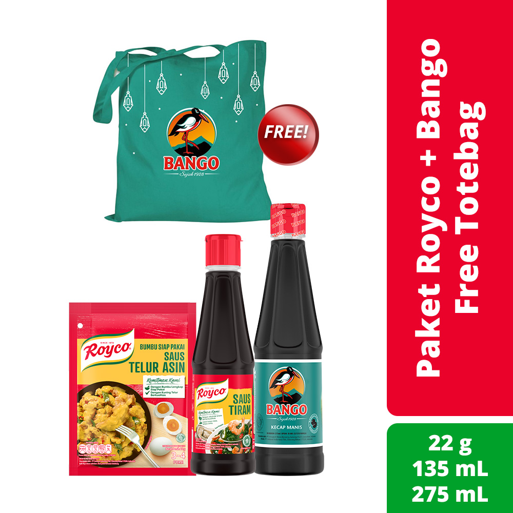 Paket Royco Bumbu + Bango 275Ml Free Totebag - 1