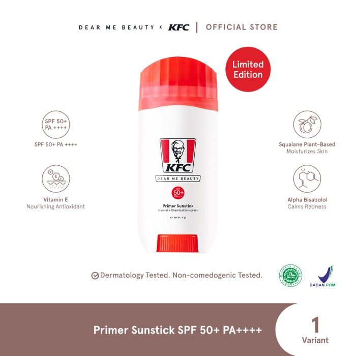 Dear Me Beauty X KFC Primer Sunstick SPF 50+ PA++++ 18 gr - 2