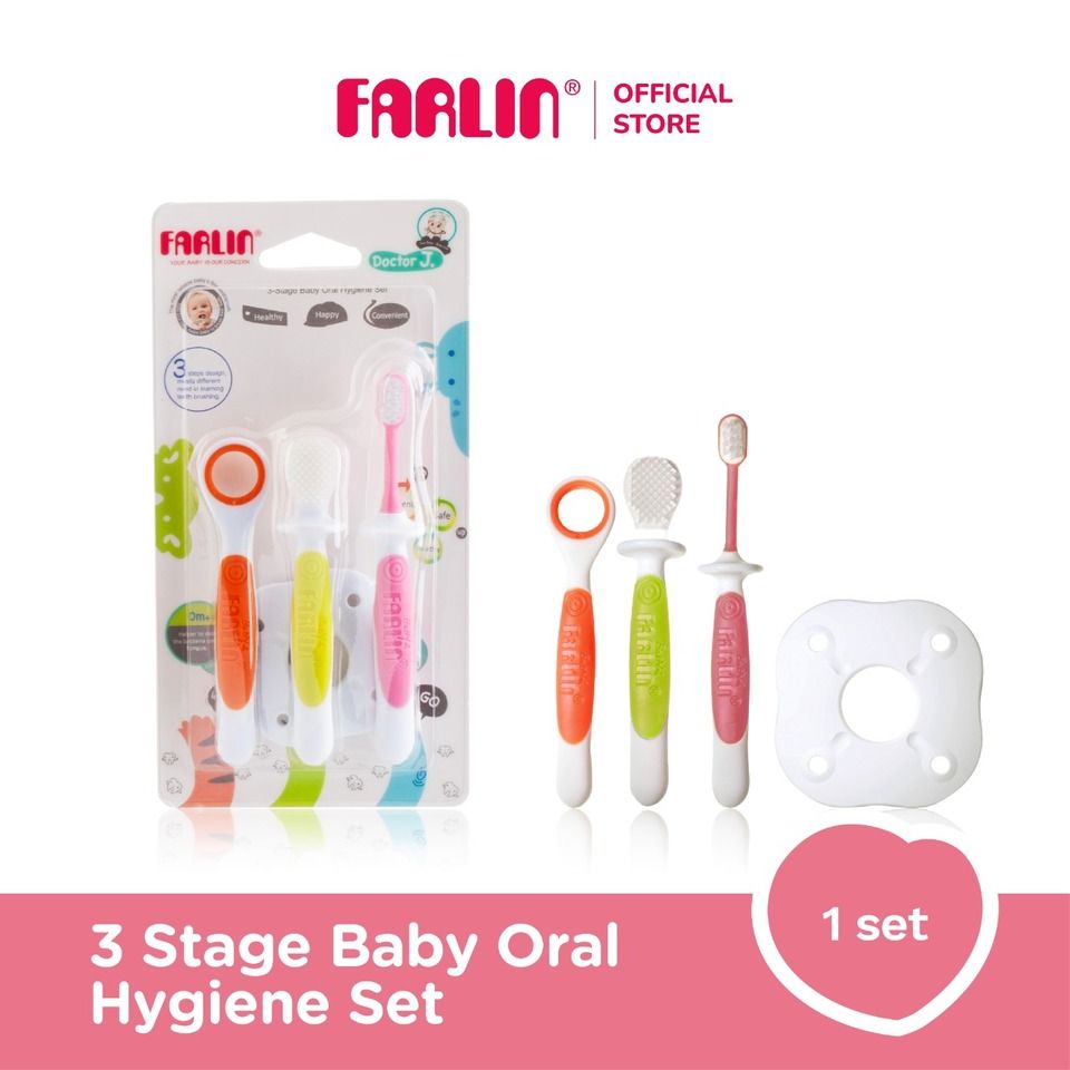 Farlin 3 Stage Baby Oral Hygiene Set - 1