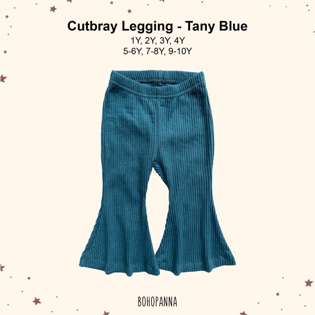 BOHOPANNA - CUTBRAY LEGGING PANTS - TANY BLUE 2Y - CELANA ANAK - 1