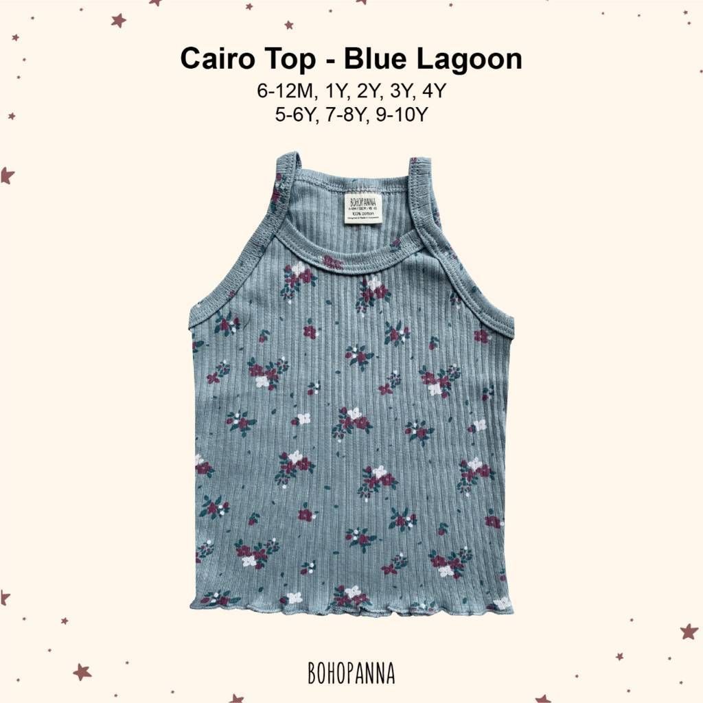 BOHOPANNA - CAIRO TOP - BLUE LAGOON 3Y - ATASAN ANAK - 1