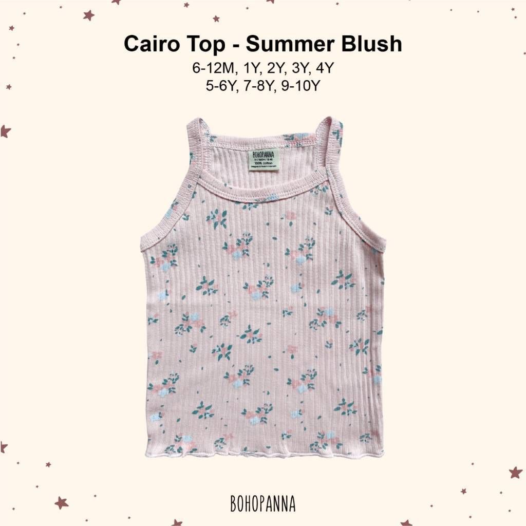 BOHOPANNA - CAIRO TOP - SUMMER BLUSH 7-8Y- ATASAN ANAK - 1