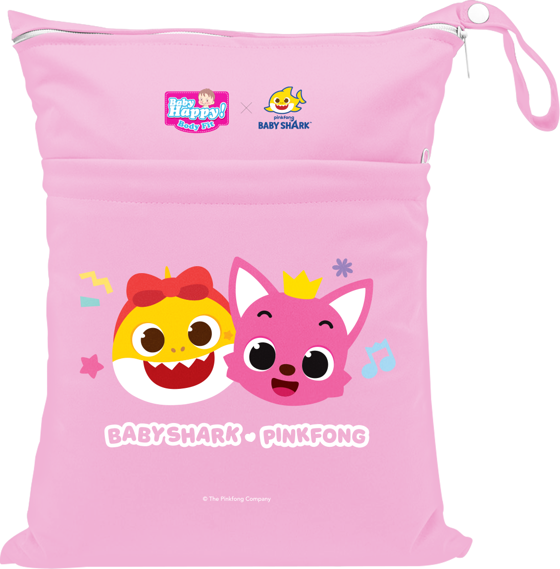 Free Diapers Pouch Baby Happy Pinkfong - 1