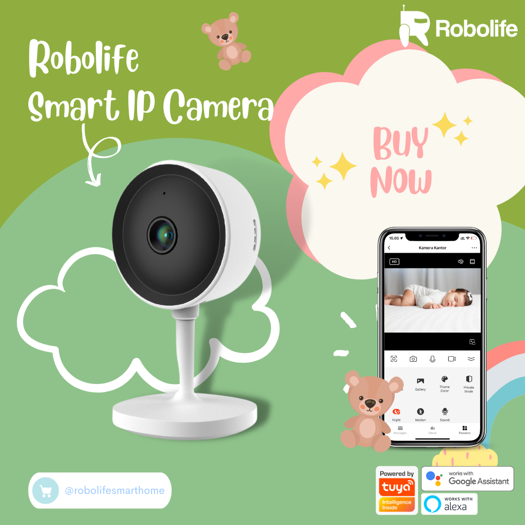 Robolife Smart IP Camera CCTV Indoor/ Baby cam - 1