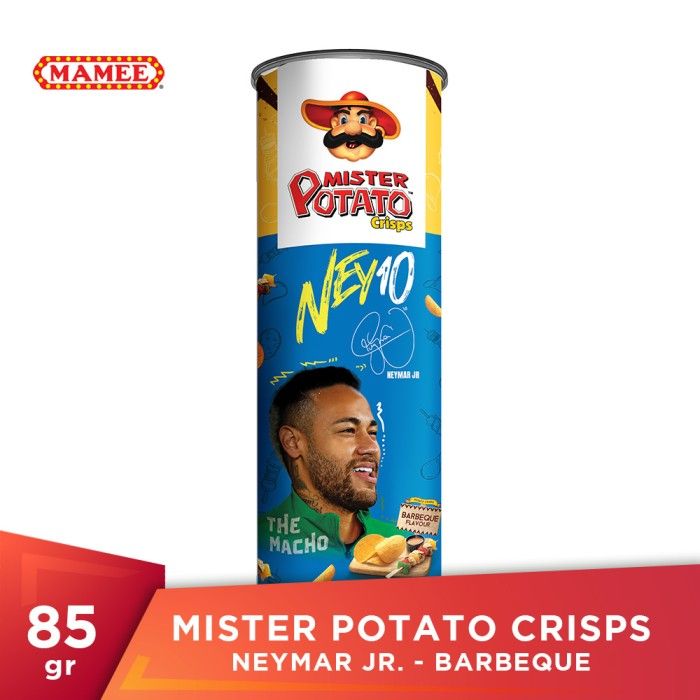 Mister Potato Crisps Barbeque 85gr Neymar - 1