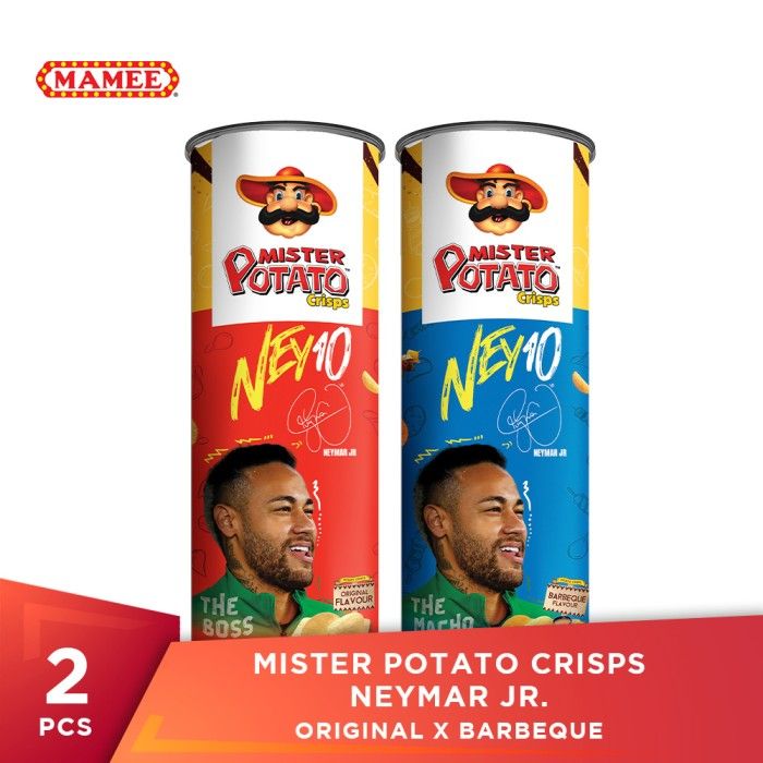 Mister Potato Crisps Original x Barbeque - Neymar Special Edition - 1