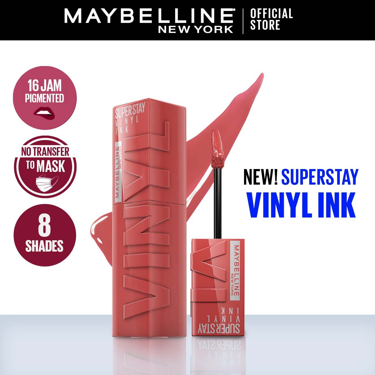 Maybelline Superstay Vinyl Ink - 15 Peachy - 1