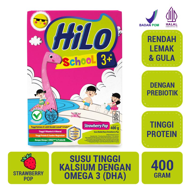 HiLo School 3+ Strawberry Pop 400g | 2HF0113021 - 1