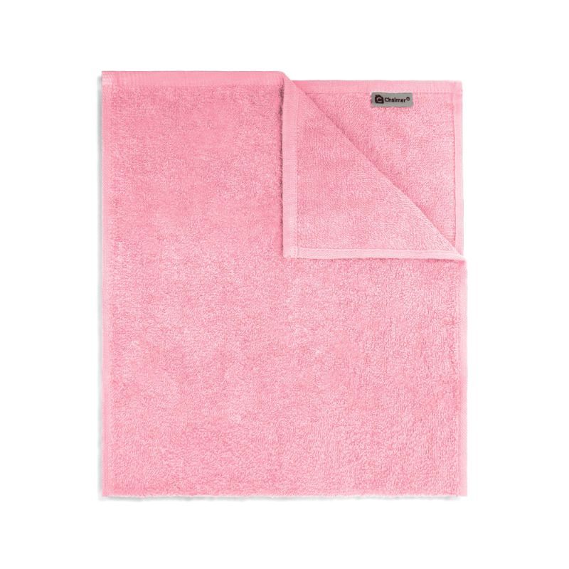Handuk Kecil Chalmer 30x70 cm Handuk Olahraga Tangan Wajah Lap Serbaguna - Pink Muda - 1