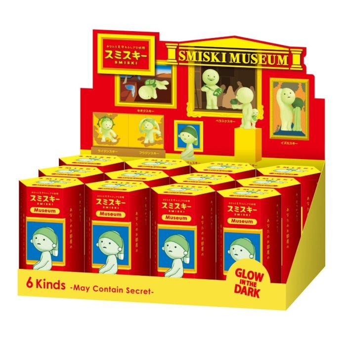Mainan Koleksi - Smiski Mystery Box Collectible Items - Museum Series - 1