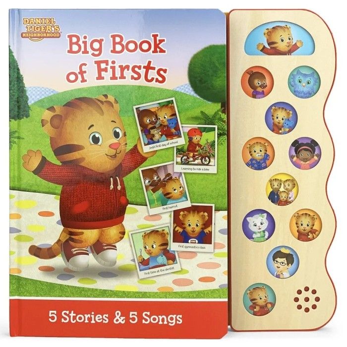 Daniel Tiger Big Book Of Firsts: 11 Button Song Books - 1