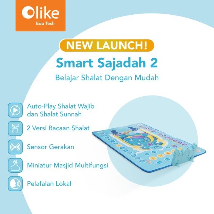 Olike Smart Sajadah V. 02 - Green Mint - 1