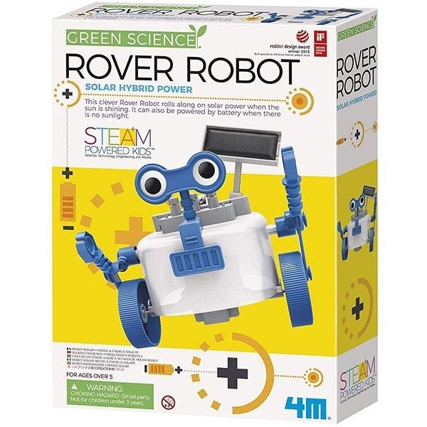 Mainan Edukasi Anak - 4M Hybrid Rover Robot - 1