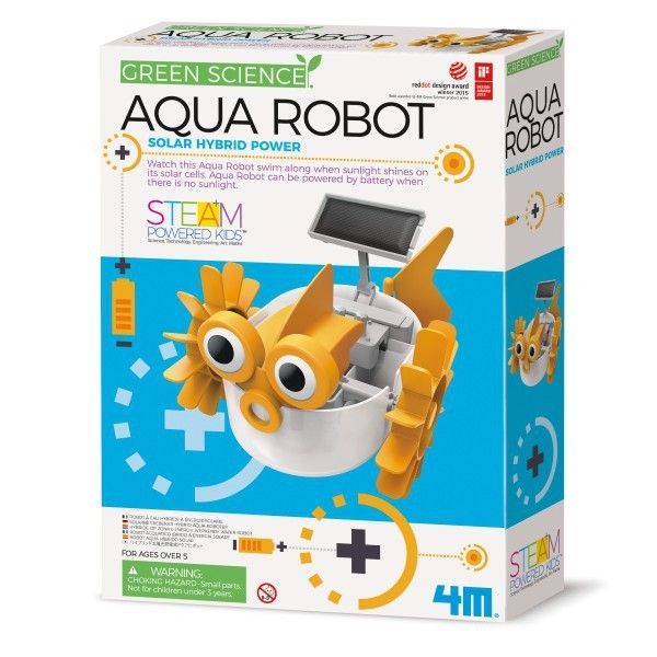 Mainan Edukasi Anak - 4M Hybrid Aqua Robot - 1