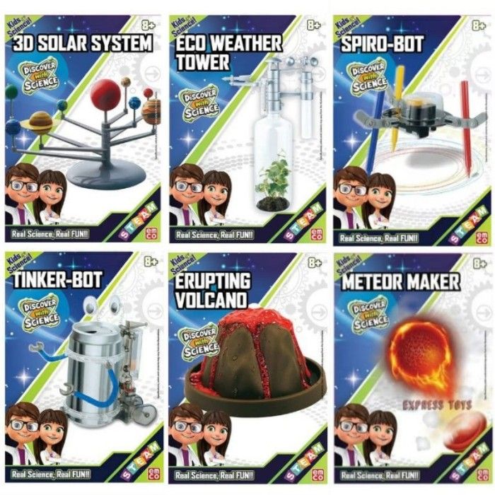 Mainan Edukasi Anak - 106500 Kids Science - 12 Asst - Emco - 1