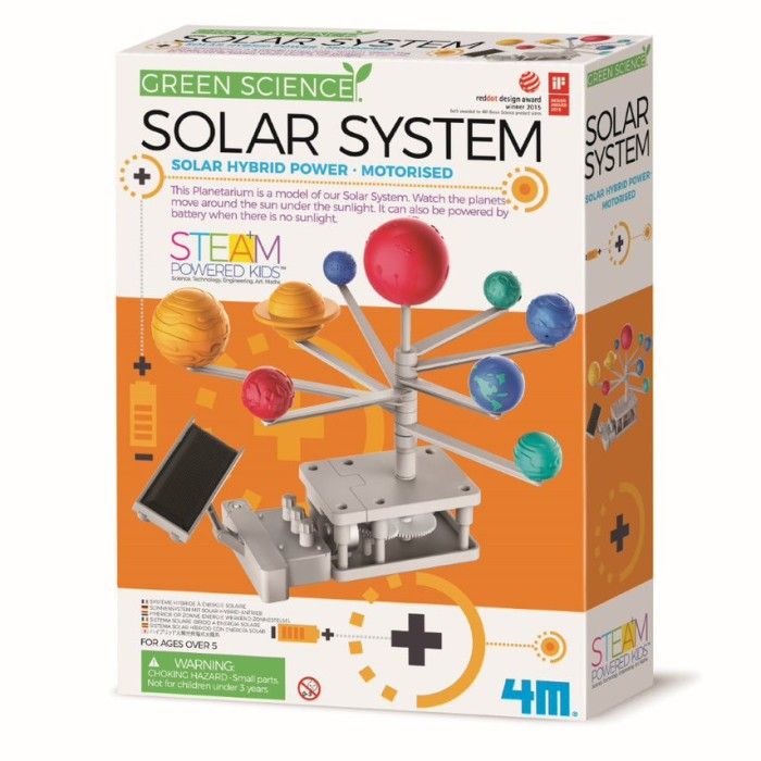 Mainan Edukasi Anak - 4M Hybrid Solar System - 1