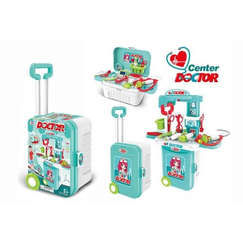 Boneka Anak - Playfun Doctor Trolley Hw19129708 - 1