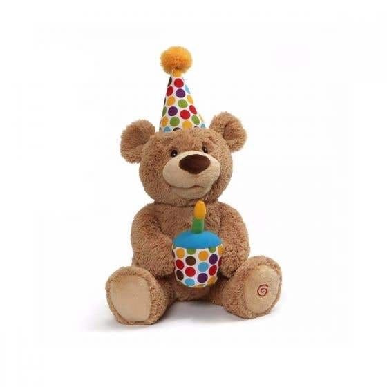 Boneka Anak - Gund Happy Birthday Bear Animated - 6049942 - 1