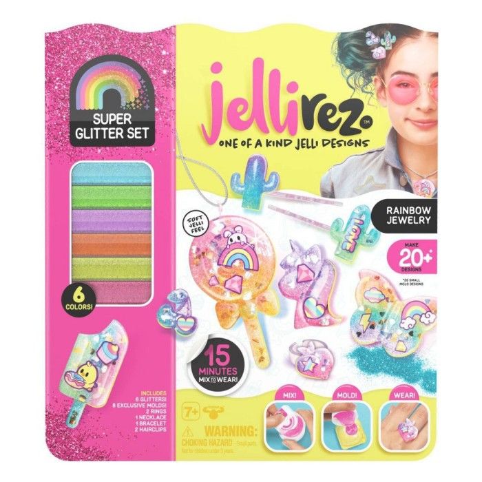 Boneka Anak - Mini Doll - Jelly Rez Super - Glitter Set Rainbow Jewelry - 10882 - 1