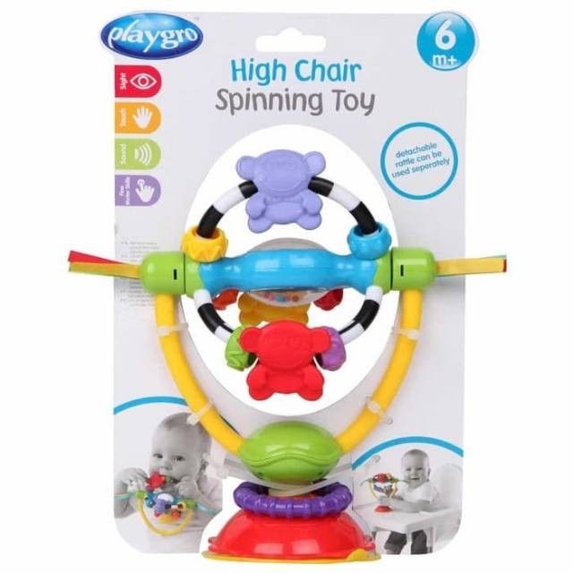 Mainan Bayi - Playgro Highchair Spinning Toy 104358 - 1