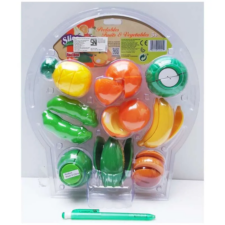 Mainan Bayi - Redbox-Baby Peelable Fruit & Vegetables Rb-22241 - 1