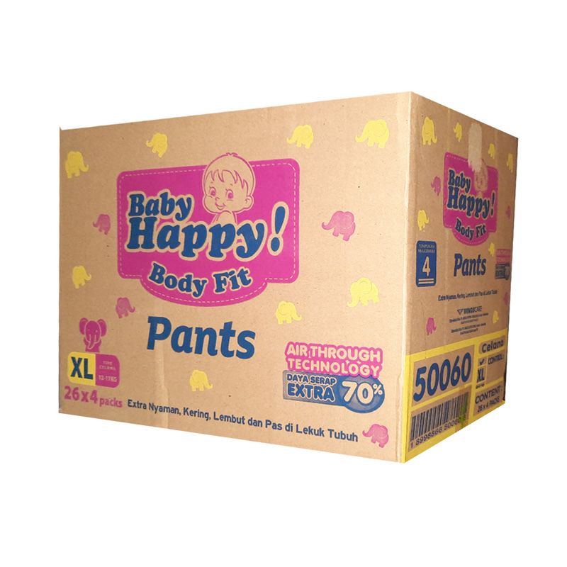 BABY HAPPY PANTS XL26 (KARTON) - 2