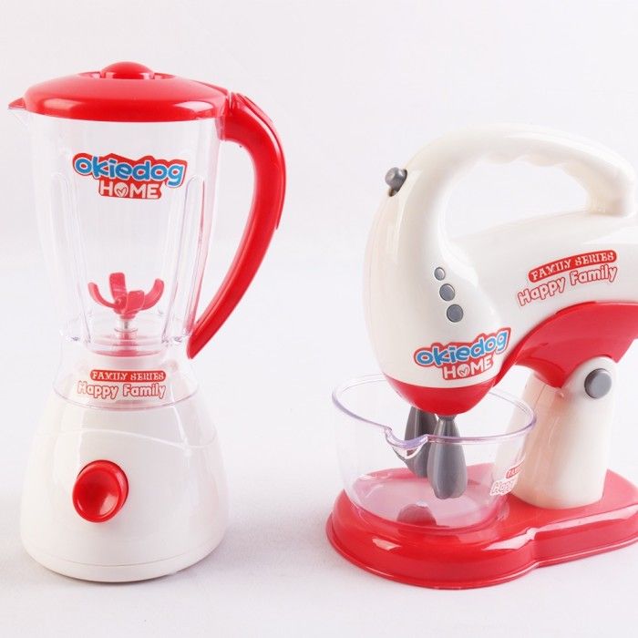 Mainan Playsets - Okiedog Home Electric Combo Of Electronic Juice Maker And Blender Cj-0918 - 1