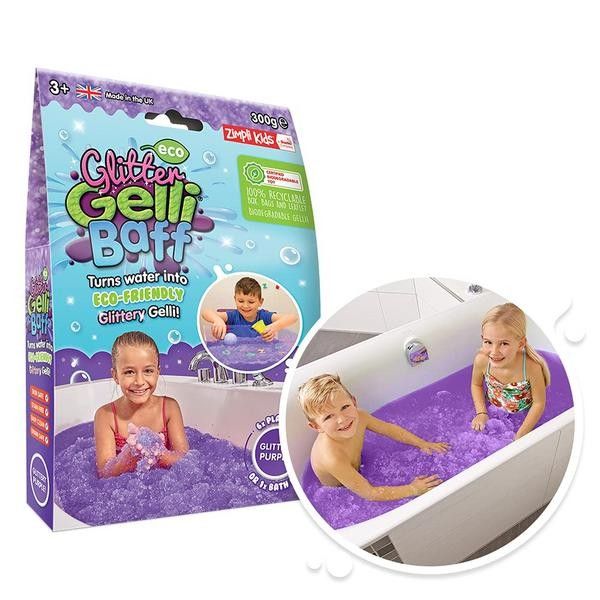 Mainan Anak - Eco Glitter Gelli Baff Purple 300G - 1