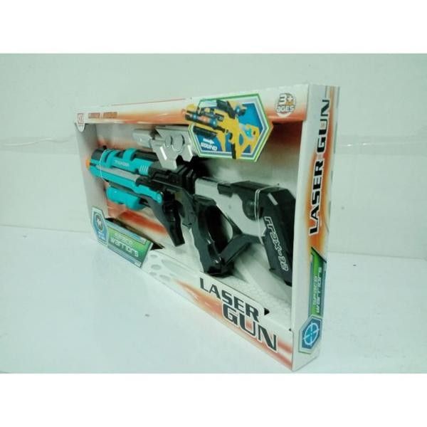 Mainan Anak - Playfun Laser Gun - Small Hw19127904 - 2