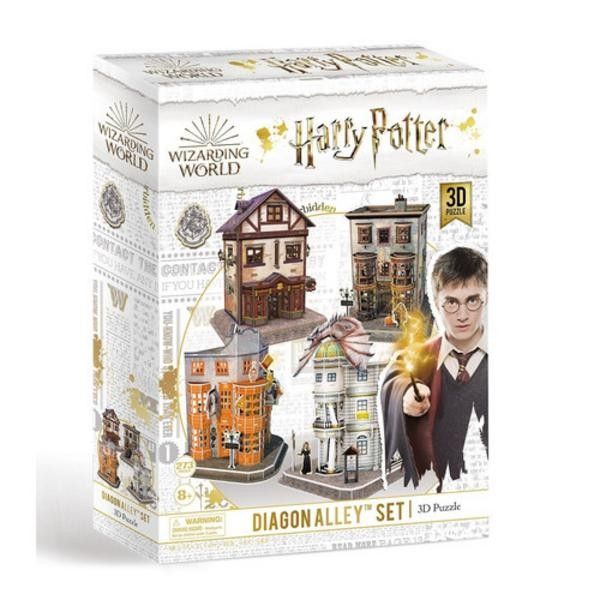 Mainan Puzzle - Cubicfun Harry Potter: Diagon Alley Set 3D Puzzle - 1