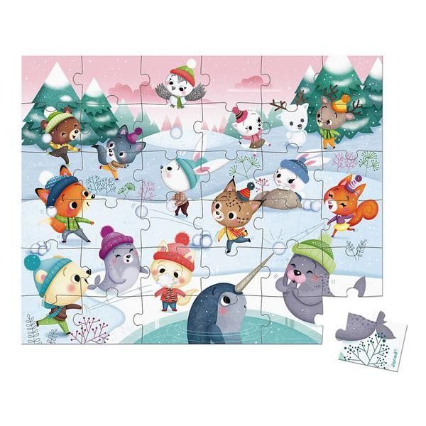 Mainan Puzzle - Janod Puzzle Snow Party - 36Pcs - 2