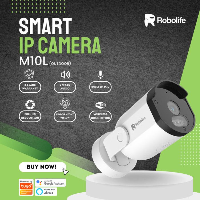 Robolife Smart IP Camera CCTV Outdoor Auto Color Night Mode - 2