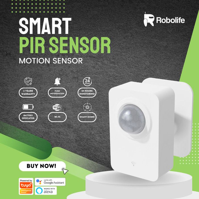 Robolife Smart PIR Sensor (Pendeteksi Gerakan) - 1