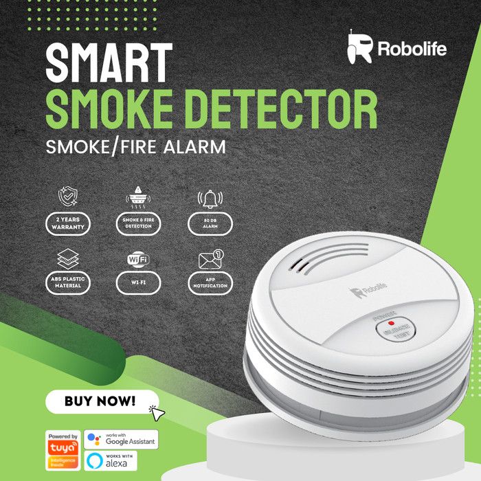 Robolife Smart Smoke/Fire Detector - 1